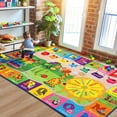 thumbnail image 3 of Noahas 6x9 Kids Rug Play Mat Carpet Educational and Fun Playmat with ABC Alphabet Animals Shapes Colors Large Area Rug Learning Rugs for Bedroom Playroom Baby Toddler Children Play Game Activity, 3 of 7