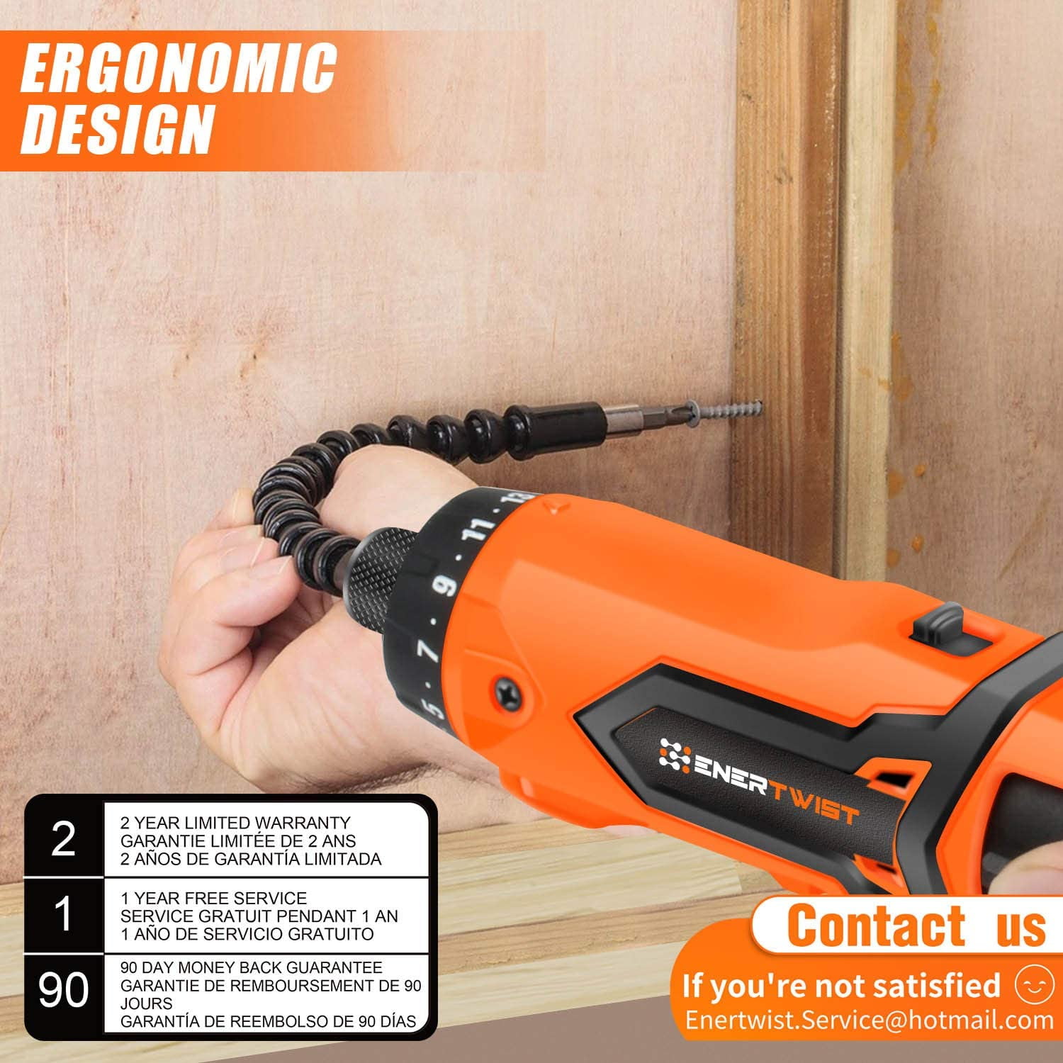 Enertwist cordless online screwdriver