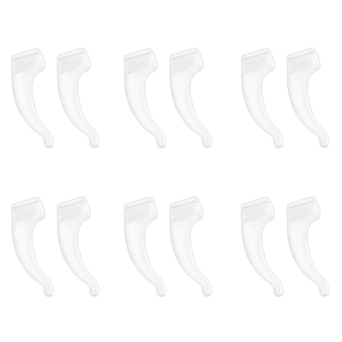 SUPVOX 20 Pairs of Silicone Eyeglasses Antiskid Ear Pads Eyeglass Ear