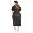 thumbnail image 3 of Conjunto casual de 2 piezas Roman Fashion /Tallas Extras, 7051 (Negro) negro 36, 3 of 6