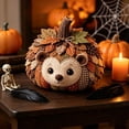 thumbnail image 4 of DIY Animal Themed Pumpkin Sewing Craft Kit Fall Harvest Handmade Tabletop Ornament Making Set for Home Mantel Shelf Halloween Party Craft Supplies, 4 of 9