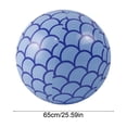 thumbnail image 2 of Voglyf Beach Balls, 25.6 Inch Inflatable Pool Balls, Giant Pool Float Ball, Summer Water Toy for Adults, Mermaid Themed Party Decor for Beach Pool Birthday Ocean Party Favor Supplies,Blue, 2 of 6