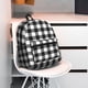 thumbnail image 5 of Disketp Black White Plaid Mochila Ligera Clásica con Múltiples Bolsillos, Mochila Casual para Hombre y Mujer, Ideal para Escuela, Trabajo y Viajes, 5 of 6