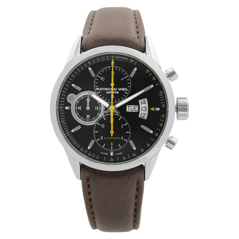 Men's Chronograph Leather Watch - Freelancer