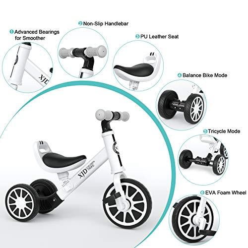 XJD 3 in 1 Kids Tricycle for 10 Months 