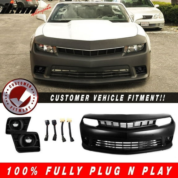 Ikon Motorsports Compatible with 10-13 Chevy Camaro to 14-15 SS Front Bumper Conversion