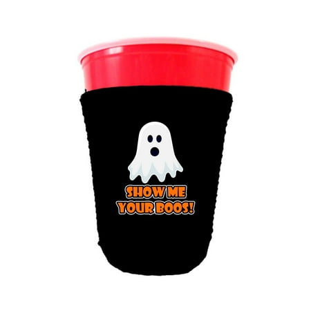 

Show Me Your Boos! Party Cup Coolie (Black)