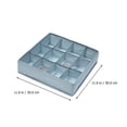 thumbnail image 4 of 1 organizador de ropa interior multiusos para calcetines, caja de almacenamiento de ropa interior con 12 compartimentos, 4 of 6