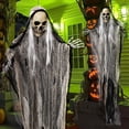 thumbnail image 4 of Decoraciones de Halloween QPMR Skeleton Ghosts, 3 unidades, para exteriores, 4 of 6