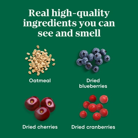 NUTRO Small Crunchy Natural Dog Treats with Real Mixed Berries, 16 oz. Bag
