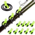 thumbnail image 1 of 10 UdsAnzuelo de pesca para caña de pescarseñuelos de cañasoportes de seguridad (verde) Ndcxsfigh Nuevos Originales, 1 of 9