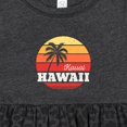 thumbnail image 4 of Inktastic Kauai Hawaii Retro Sunset Girls Baby Dress, 4 of 5