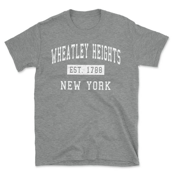 Wheatley Heights New York Classic Established Men's Cotton T-Shirt