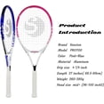 thumbnail image 4 of Senston Tennis Rackets for Adults 27 inch Tennis Racquets - 2 Player Tennis Racket Set with 3balls,2 Grips, 2 Vibration Dampers, 4 of 7