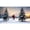B, variant on SIfdSeng Get it Fast Large Garage Door Banner Outdoor for Holiday Season Festive Xmas Front Porch Welcome Sign with Santa Sleigh Reindeer Snowman Design Indoor Outdoor Use