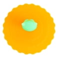 thumbnail image 5 of Set Of 4 Yellow Sleepy Owl Reusable Silicone Coffee Tea Cup Cover Lids Air Tight, 5 of 6