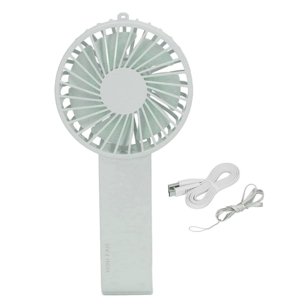 Mini ventilador de mano ventilador portátil plegable ventilador recargable USB para viajes de oficina en casa verde