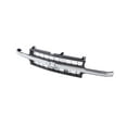 thumbnail image 3 of Tomoka Replacement Parts Front Grille Grill With Chrome Center Cross Bar With Black Insert Black Shell Compatible With Chevrolet Silverado 1500 2500 1999-2002 Suburban 1500 2500 Tahoe 2000-2006, 3 of 3