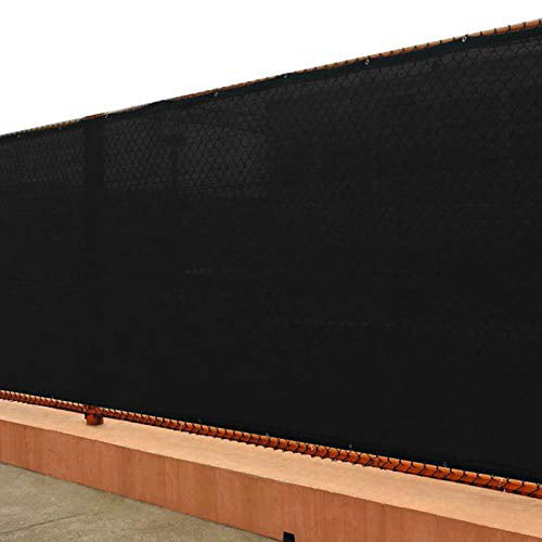 UPGRADE Privacy Screen Fence 4' x 50' Shade Cover with Brass Grommets ...
