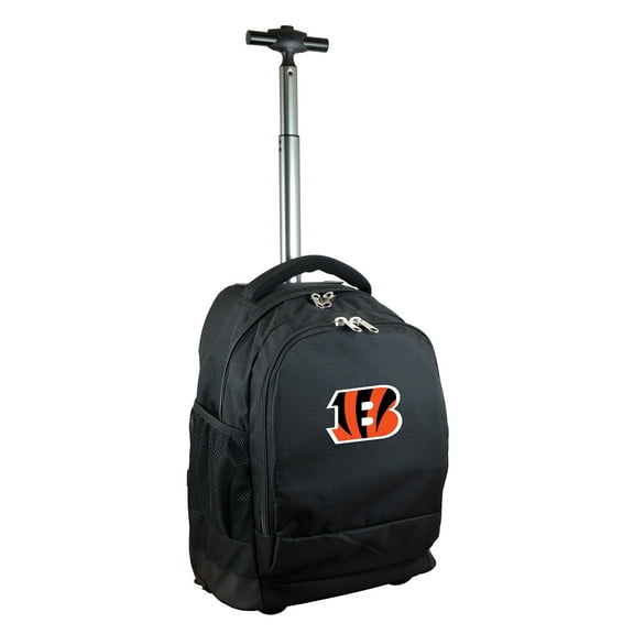 Black Cincinnati Bengals 19'' Premium Wheeled Backpack