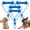 4pcs, variant on Dual-Action Canine Dental Prop, Dog Dental Chews Toy for Easier Teeth Brushing, Reusable Pet Oral Care for Small, Dog Mouth Opener for Medium and Large Dogs (2pcs)