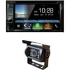 Kenwood DDX6703S 6.2" Double-DIN In-Dash DVD Receiver and Pyle PLCMB20 Adjustable-Angle IR Backup Camera