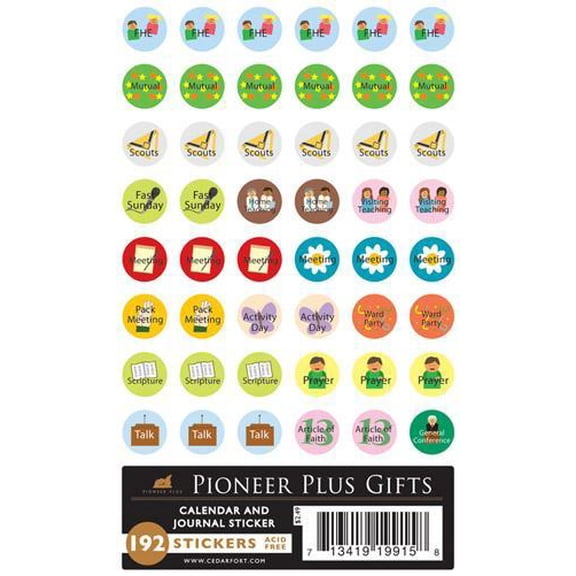 For Calendar or Journal - Stickers