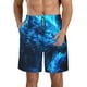 thumbnail image 1 of Fotbe Wolf Trajes de Baño Estampados para Hombre, Shorts de Verano de Secado Rápido, Ropa de Playa, Bañadores-Medium, 1 of 6