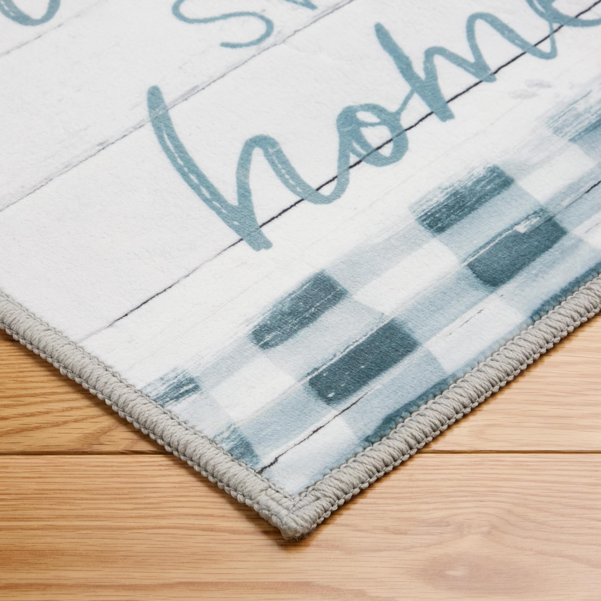 Mainstays Home Sweet Home Multicolor Kitchen Mat, 18" x 30"