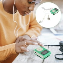 HONMEET Assorted Color Clip Mp3 Player Lightweight Portable Music Player with USB Port and Slot