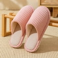 thumbnail image 2 of Kilaqueen Comfy Indoor Scuff Slippers for Women and Men, Memory Foam Slip On Cotton Slippers Cozy Winter Warm Slippers Soft Terry Cloth Breathable House Shoes, 2 of 6