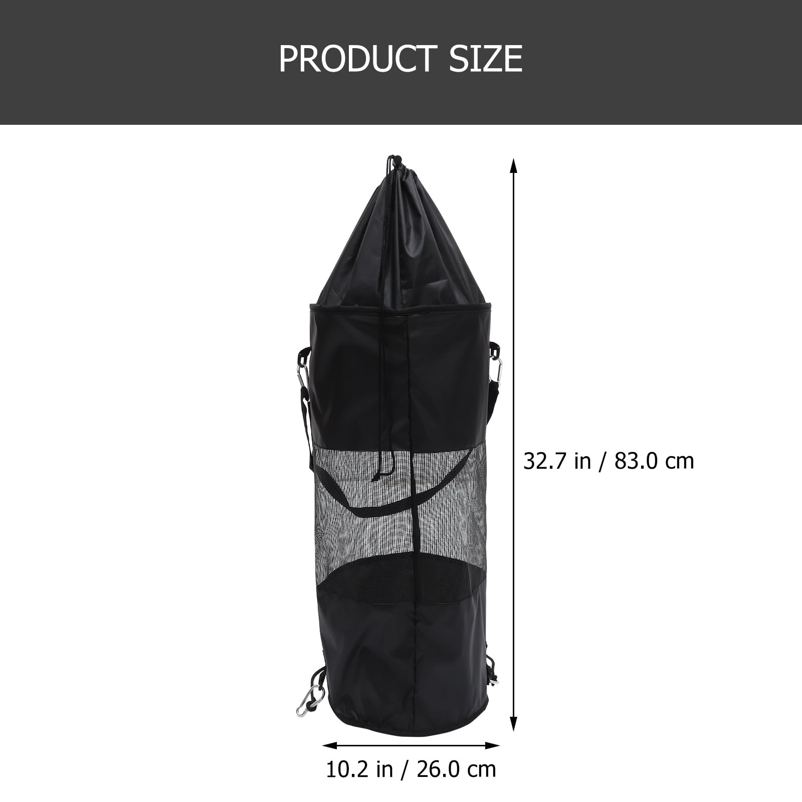 CIMAXIC Can Oxford Cloth Black for Boat 1Pack