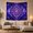 Moon Corner, variant on Purple Lotus Moon Phases on Cosmic Background, Mystical Celestial for Meditation Enthusiasts, Spiritual Decor Wall Art, Housewarming Gift, Tapestry Wall Hanging for Bedroom and Living Room