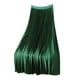 thumbnail image 1 of Falda midi plisada de satén premium de color liso para mujer, tallas grandes, versátil, L-XL-XXL-XXXL, 1 of 4