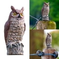 thumbnail image 4 of DOLITY 2 Pcs Figurine Hibou Répulsif pour Oiseaux Protecteurs de Jardin Naturels Écureuils Corbeaux, 4 of 8