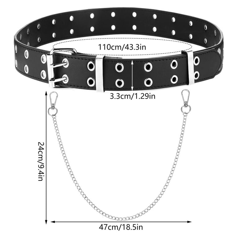 maikun Punk Choker Necklace, PU Leather Goth Choker Collar with Black Studded Punk Rock Rivet Collar