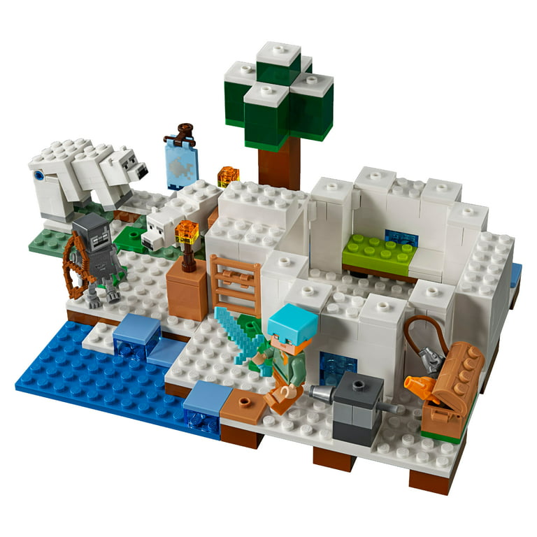 Trampe kondom bekendtskab Lego Minecraft The Polar Igloo21142 - Walmart.com