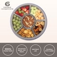 thumbnail image 5 of Cook with Color Rotating Snack Box with Ice Block and Carry Handle, Portable Compartments for Lunches and Commutes, Taupe, 5 of 12