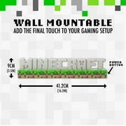 Minecraft Logo Light – Officially Licensed Merchandise, 2 Light Modes, Battery or USB Operated, Bedroom or Game Room Decor for Gamers | Paladone