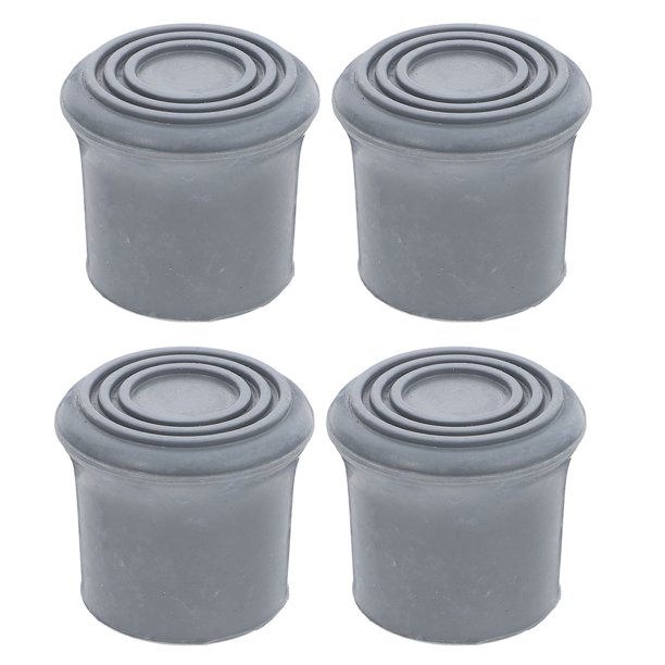 4 piezas de repuesto de patas de goma para silla de ducha, taburete de baño, inodoro y bastón.