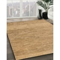 thumbnail image 2 of Ahgly Company Indoor Rectangle Abstract Chocolate Brown Solid Area Rugs, 7' x 9', 2 of 6