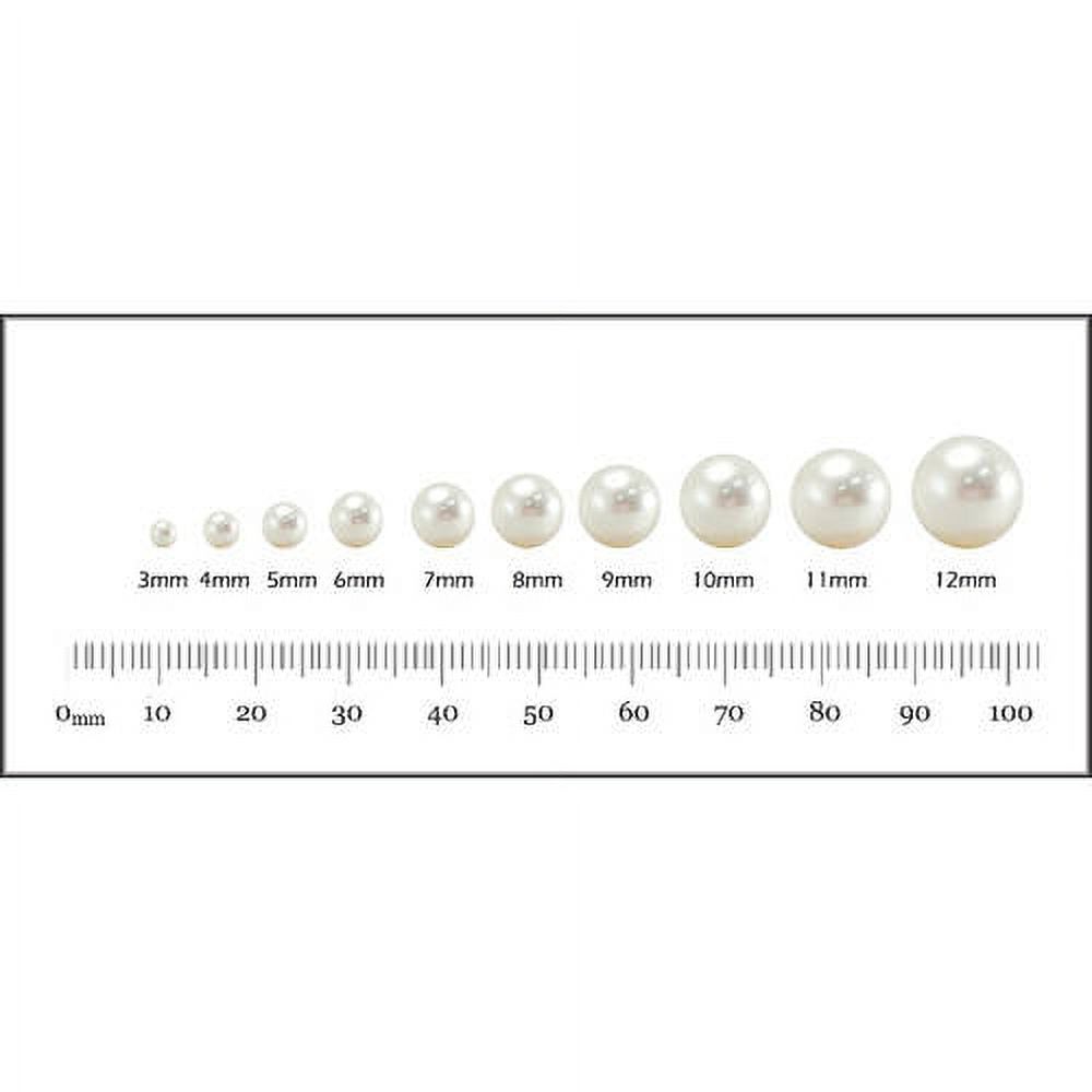 ADDURN Round White 7-8mm Freshwater Cultured Pearl Sterling Silver Screw-Back Stud Earrings, AAA Quality