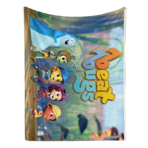 Beat Bugs Blanket Soft Bed Sofa Throw Cozy Lightweight Birthday Gift