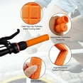 thumbnail image 3 of 4Pcs Bike Handles Accessories,Rainbow Bike Streamers,Orange Tassel Ribbons Decorations for Bicycle Handlebar, 3 of 6