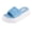 Blue, variant on Women’s Terry Wedge Slide Sandals, Soft Terry Cloth Platform Slides, 2” Comfort Wedge, Lightweight Non-Slip Slip-On Sandals, Casual Cozy Summer Slides for Women