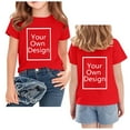 thumbnail image 2 of XQYLOS Boys Girls Same Style Custom DIY Printed Short Sleeve T Shirt Tee Tops for Age 2-14 Years Old Casual Cotton Graphic Personalized Wear Youth Fashion Basic Top School Outfit, 2 of 8