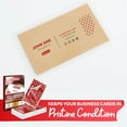 thumbnail image 5 of XFasten Business Card Laminating Pouches, 4" x 3", Pack of 25, Clear Glossy, 5 of 7