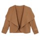 thumbnail image 3 of Elegante De Mujer De Manga Larga De Otoño Con Solapa De Chaqueta De Solapa Corto Abierto Delante Soledad Chaqueta corta de lana, 3 of 10