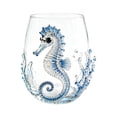 thumbnail image 2 of Artisanal Blue Ringed Octopus Glassware, 3D Octopuses Stemless Whisk.ey Glasses, Handcrafted Marine Animal Bar Glass, Coastal Home Decor Gift for Ocean Lovers, 2 of 6