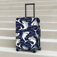 thumbnail image 5 of Uemuo Angry Shark Printed Washable Luggage Cover - Fashion Suitcase Protector Fits 18-32 Inch Luggage -Large, 5 of 9